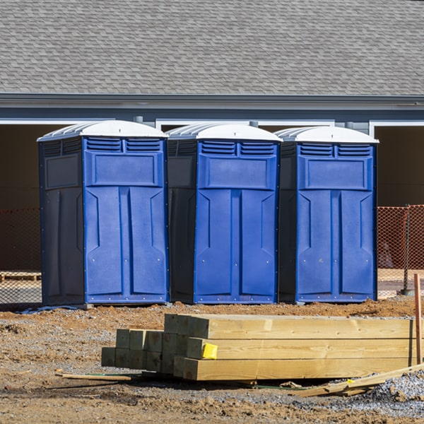 what is the cost difference between standard and deluxe portable restroom rentals in Benton CA